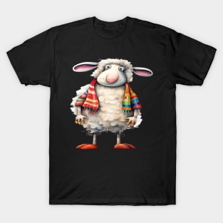 Whimsical Cute Happy Sheet T-Shirt